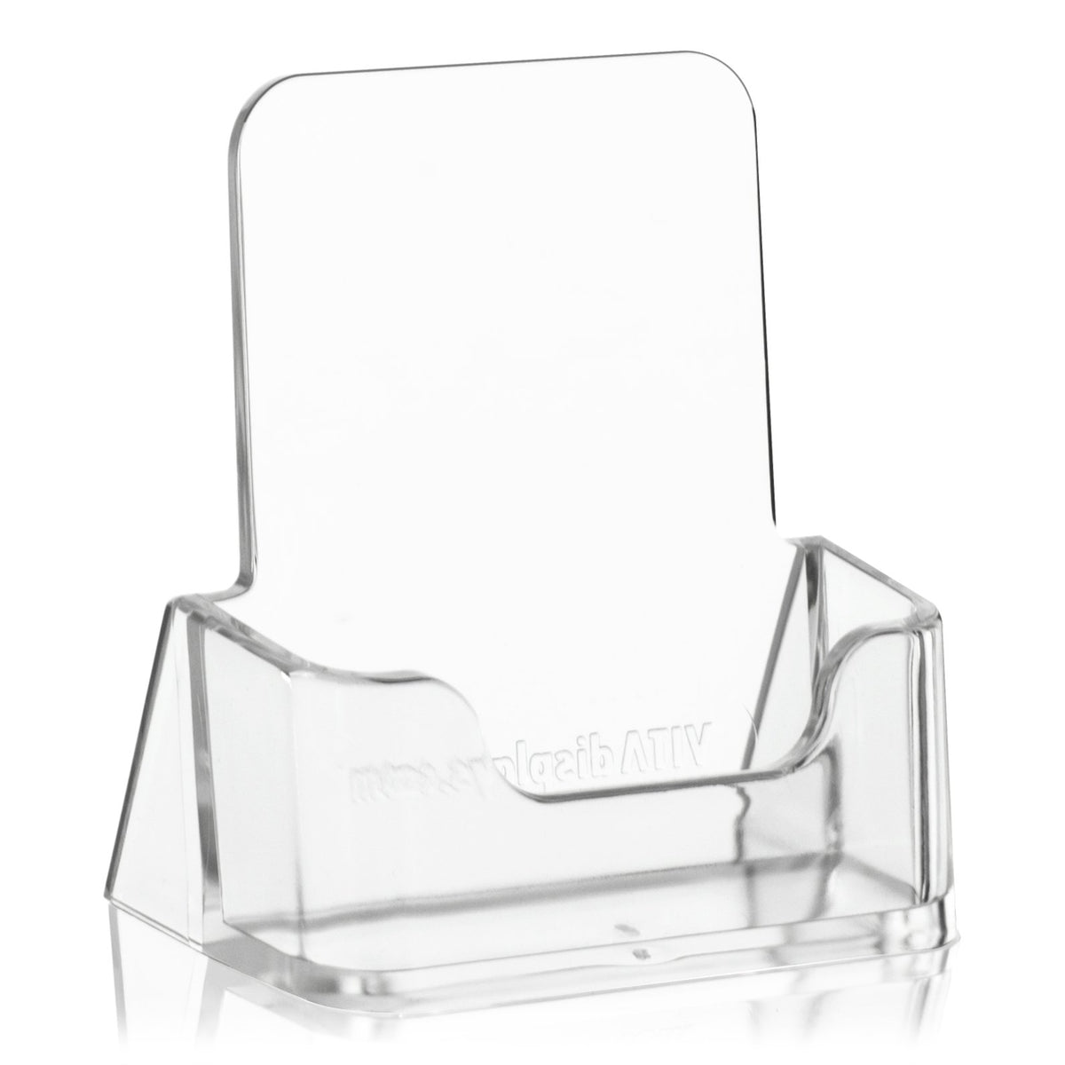 VITAdisplays 10 Pack Clear Portrait Business Card Holder Business Card Holder