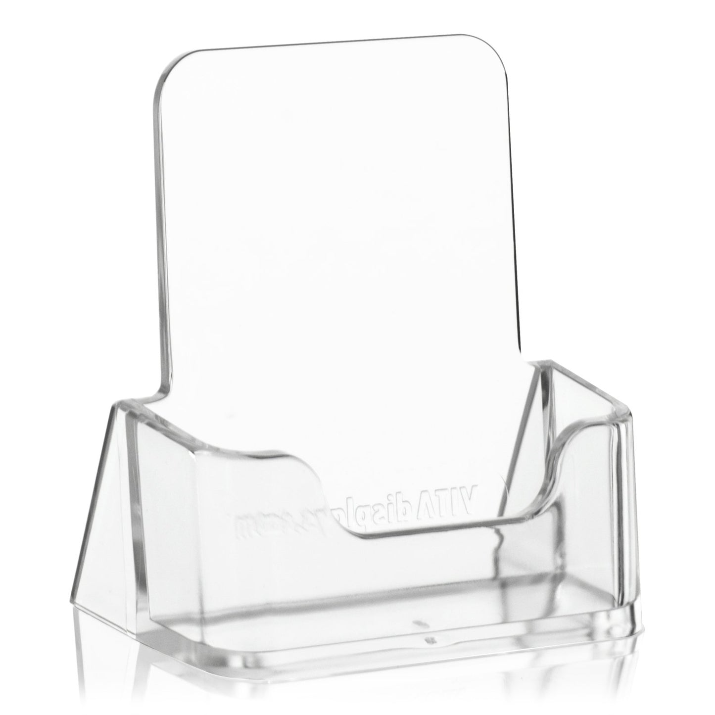 VITAdisplays Business Card Holder, Business Card Stand, Business Card Stand, Portrait Format
