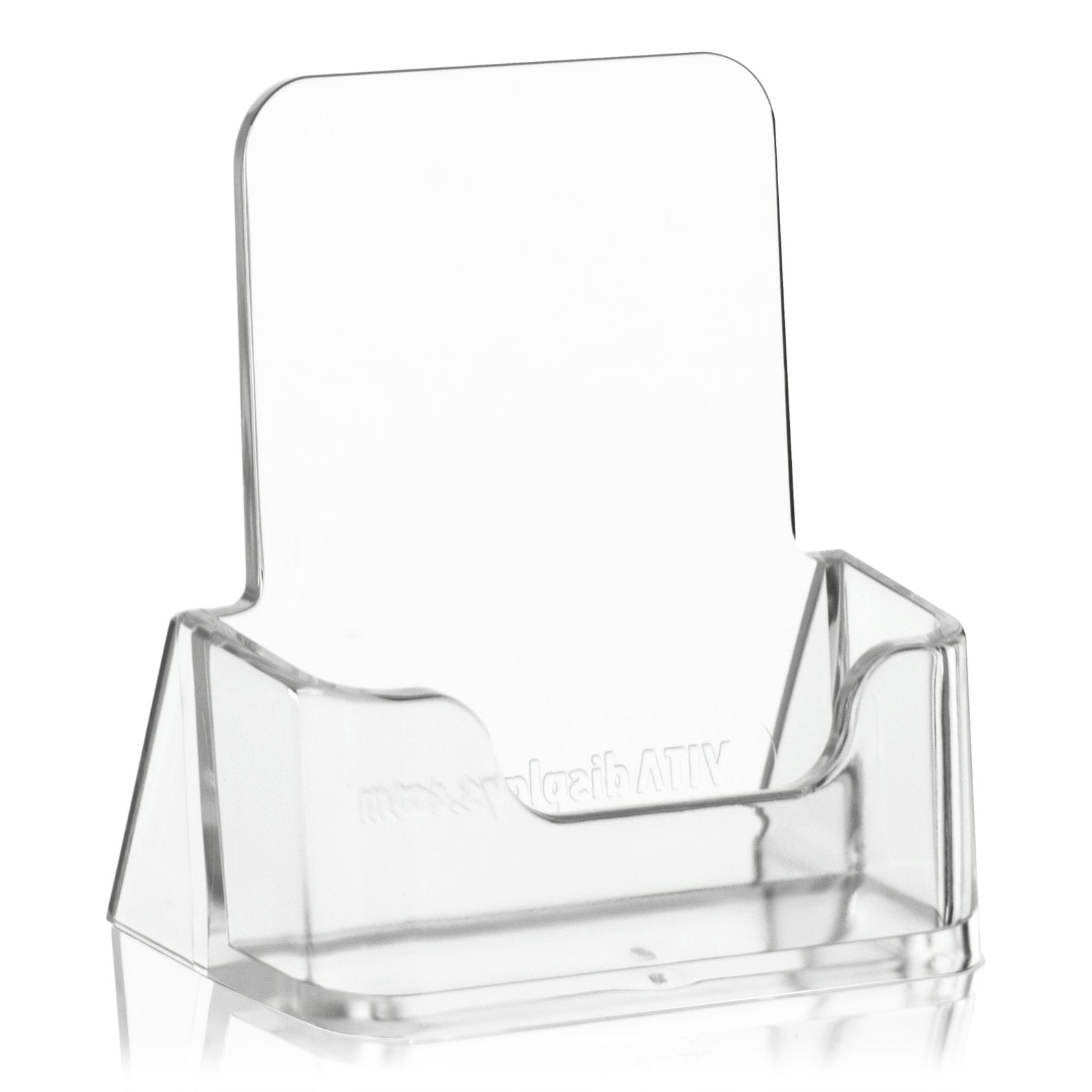 VITAdisplays Business Card Holder, Business Card Stand, Business Card Stand, Portrait Format