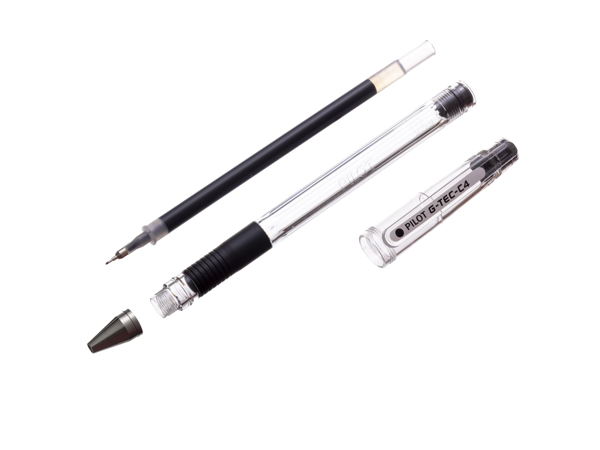 Pilot Gtec C4 Gel Rollerball Tip - Black (Pack of 4)