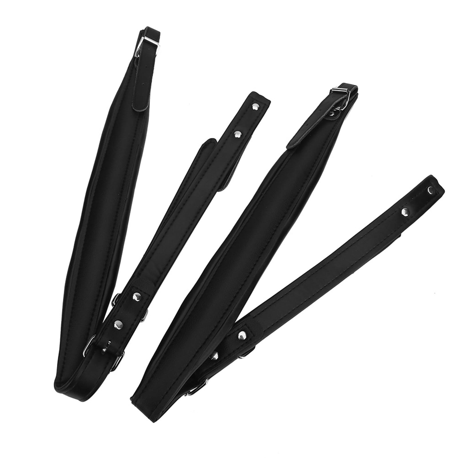 Padded Adjustable Bass Strap, Comfortable PU Shoulder Strap for Electric and Acoustic Bass