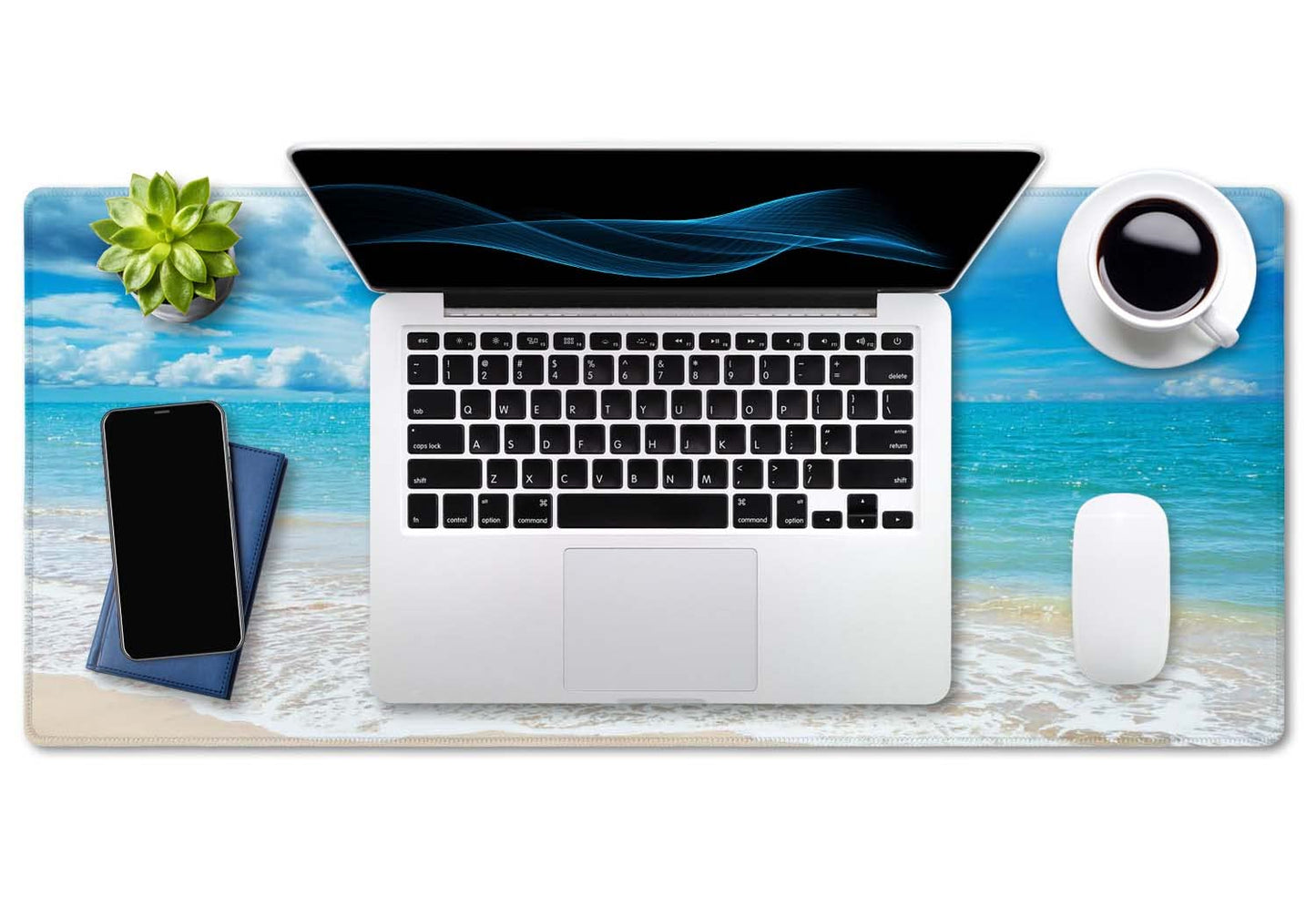SSOIU Gaming Mouse Pad, Extended Mouse Pad, 35.5x15.7inch XXL Large Big Computer Keyboard Mouse Mat