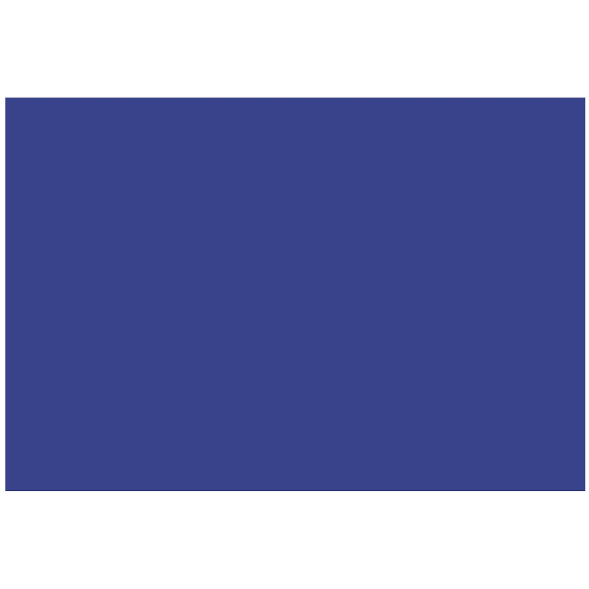 Colonial Cards: 100 Color Cardstock 4" x 6" Index Cards, Dark Blue, Unruled