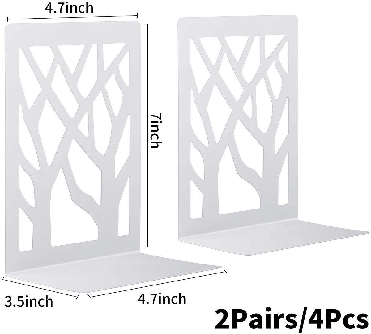 MSDADA Book Ends, Bookends, Book Ends for Shelves, Bookends for Shelves, Book Ends for Heavy Books