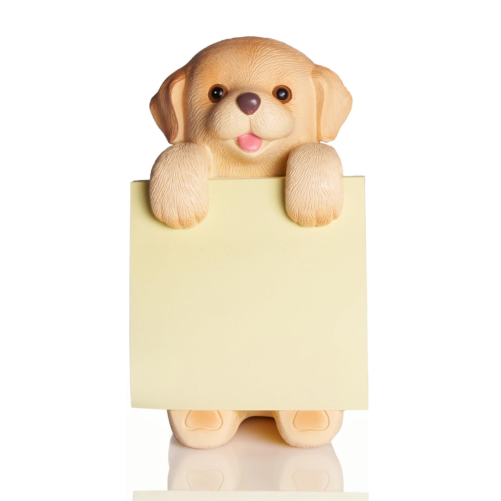 HORTIX Dog Pop-Up Sticky Note Dispenser for 3x3 in Notes, Golden Retriever