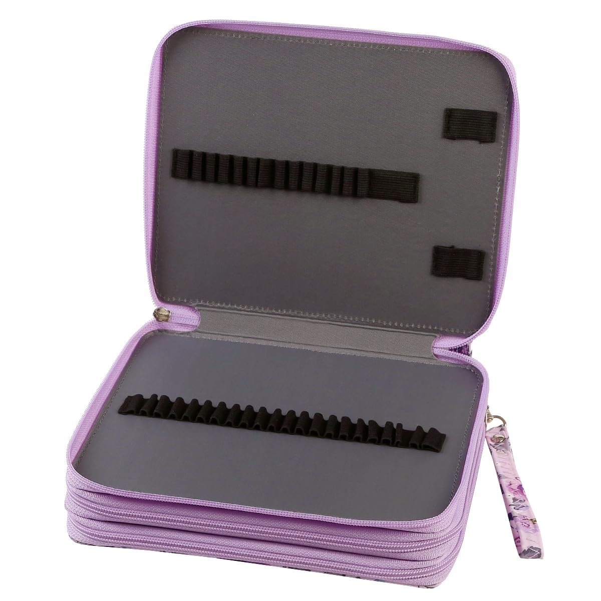 Lbxgap 120 Slots Colored Pencil Case Organizer, 3 Layer Bag