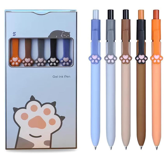 Gel Pens, 0.5mm Quick Dry Black Pens Fine Point Smooth Writing Pen, Cute Pens Ballpoint for Office