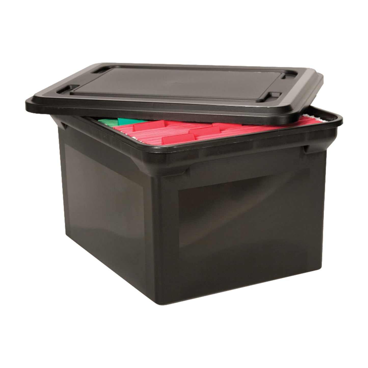 Advantus File Tote Storage Box w/Lid (34052)