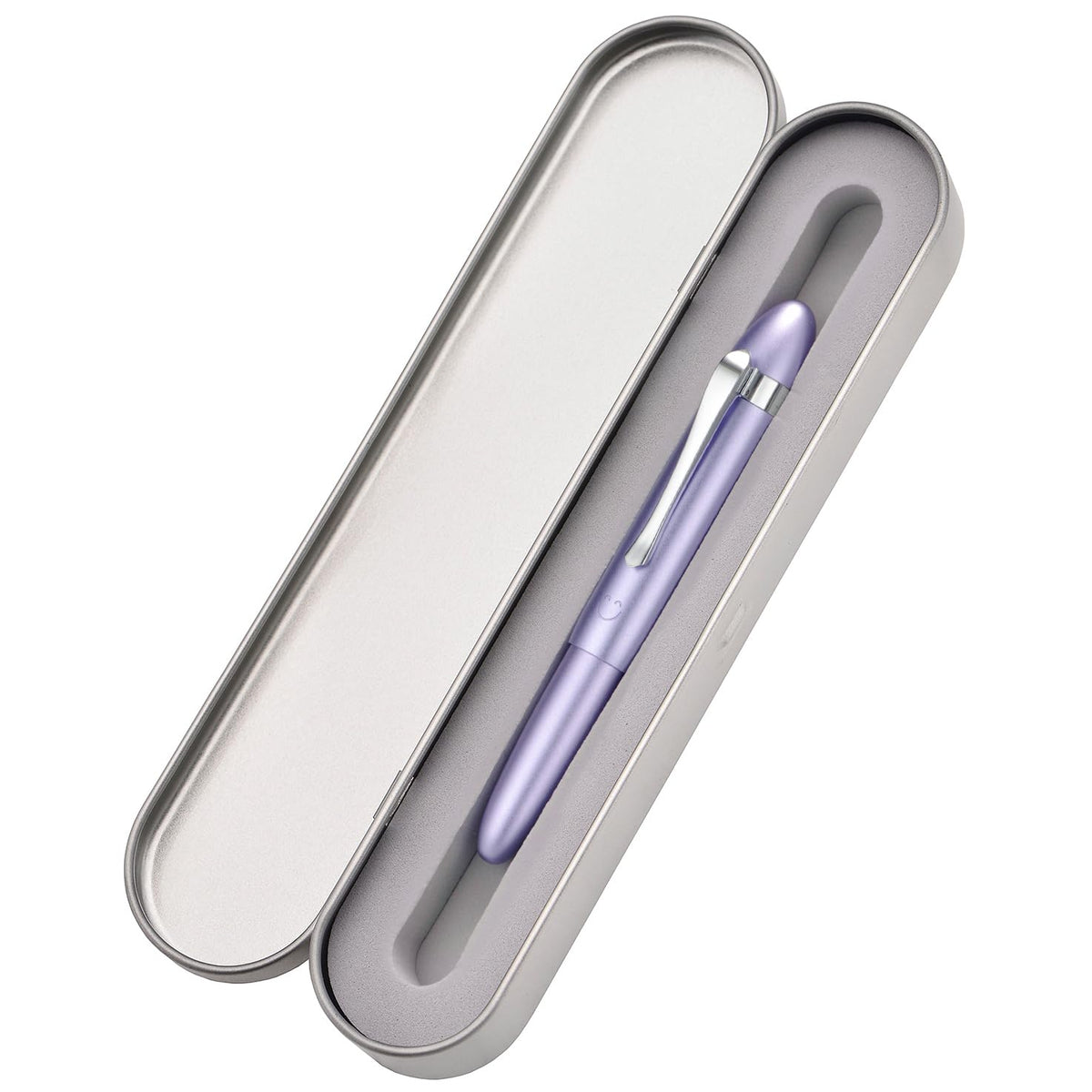 HONG DIAN M1 Fountain Pen Fine Nib, Purple & Submarine Shape Aluminium Short Mini Pocket Travel Pen