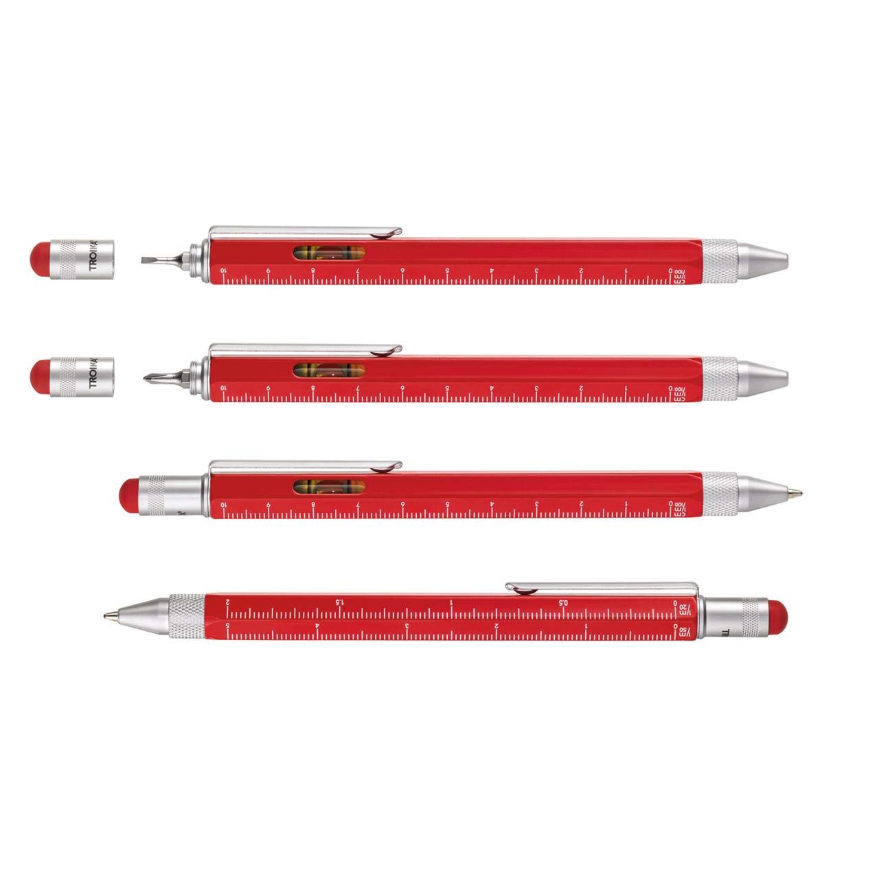 Troika Construction Ballpoint Pen, Red (PIP20RD)