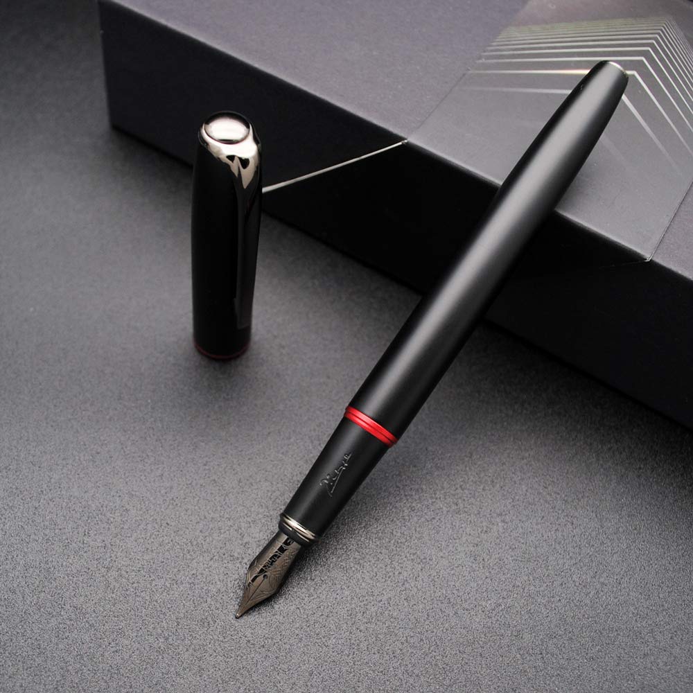 czxwyst Picasso 916 Malage Fountain Pen Original Box New Version (Dawn Red, Medium Nib 0.7mm)
