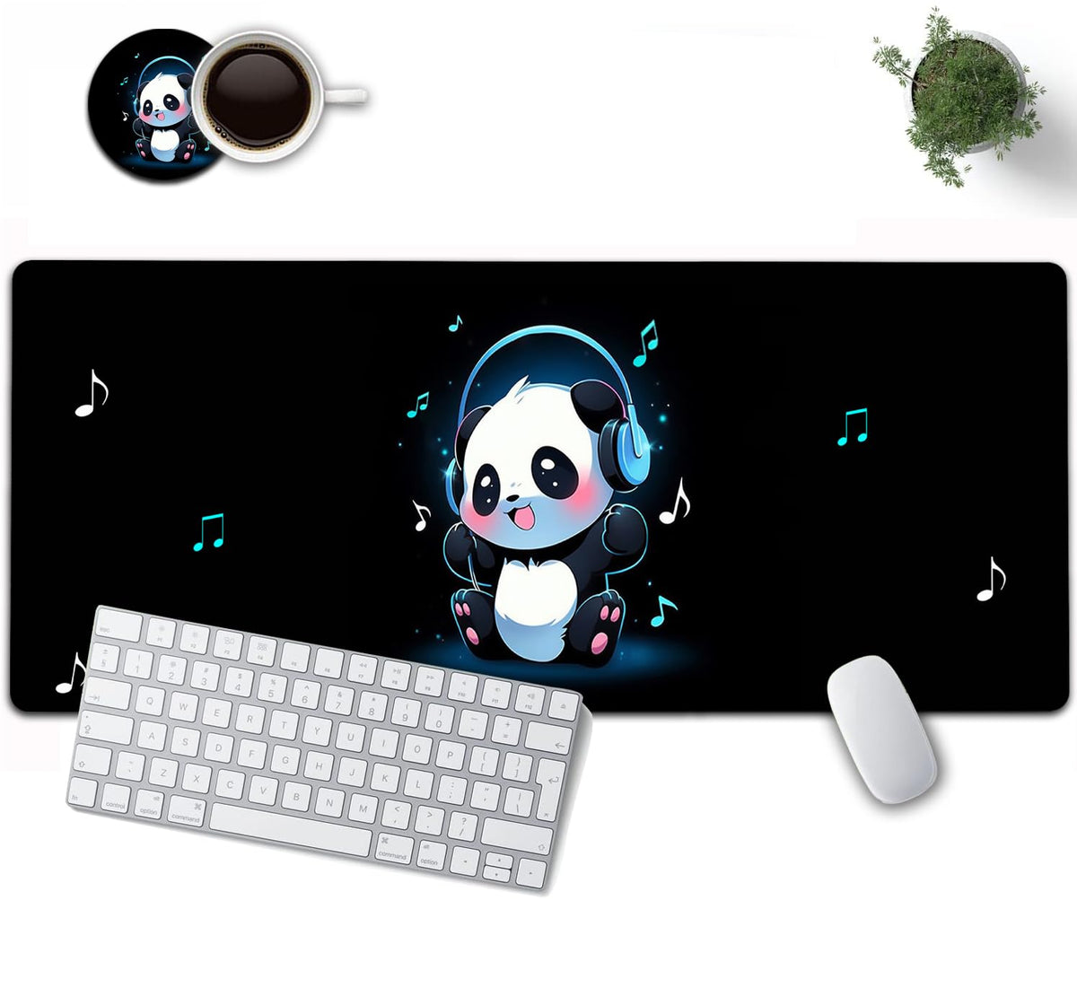Large Mouse Pad, 31.5 x 11.8in Extended Gaming Mouse Pad with Stitched Edges, XXL Mousepad