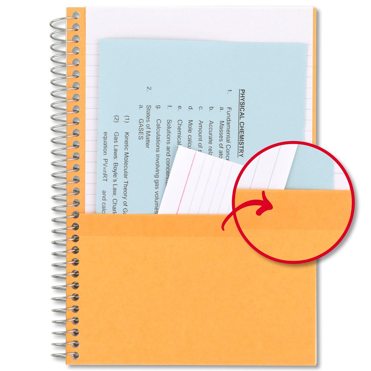Five Star Small Spiral Notebook, 2 Subject, College Ruled Paper, 9-1/2" x 6", 100 Sheets, Amethyst