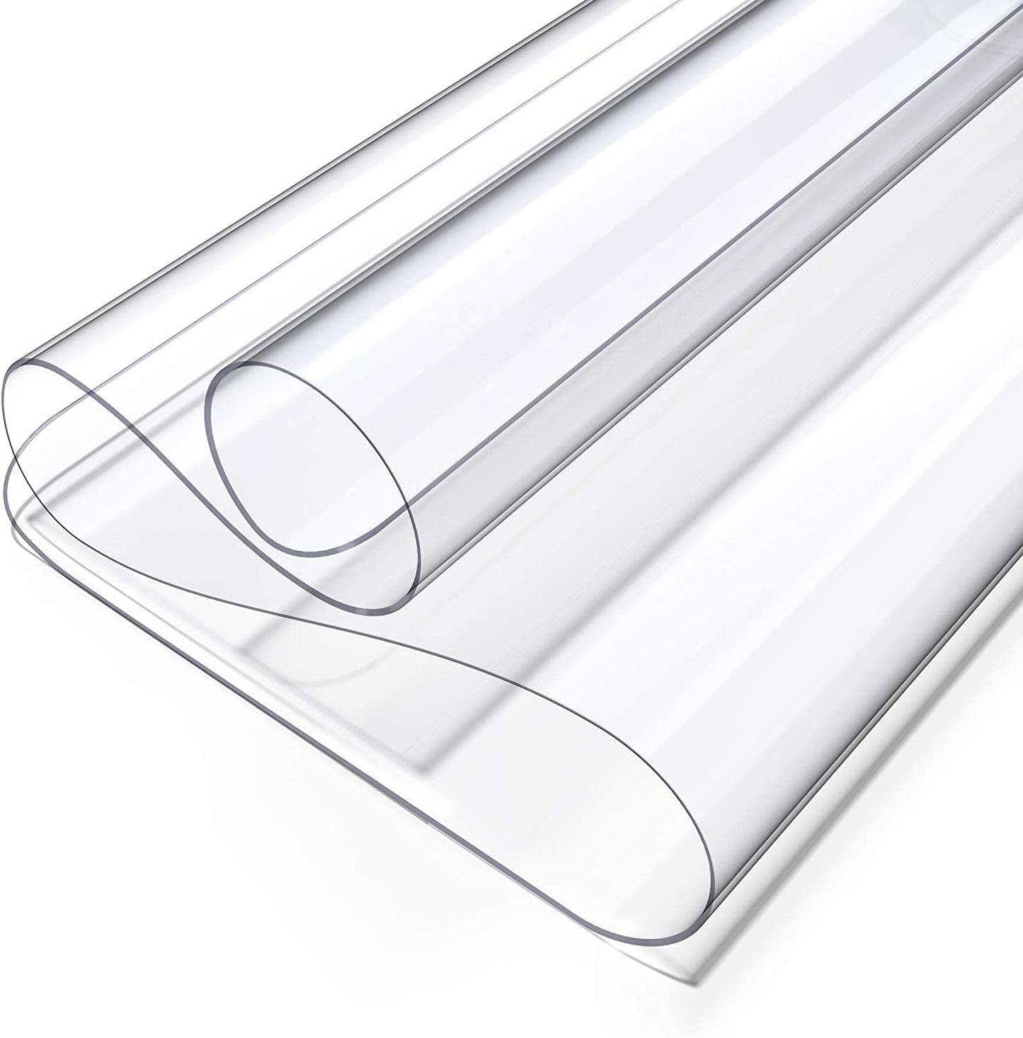 Oterri Clear Writing Desk Pad, 14’’x30” Heat Resistant Waterproof PVC Round Edge Durable Desk