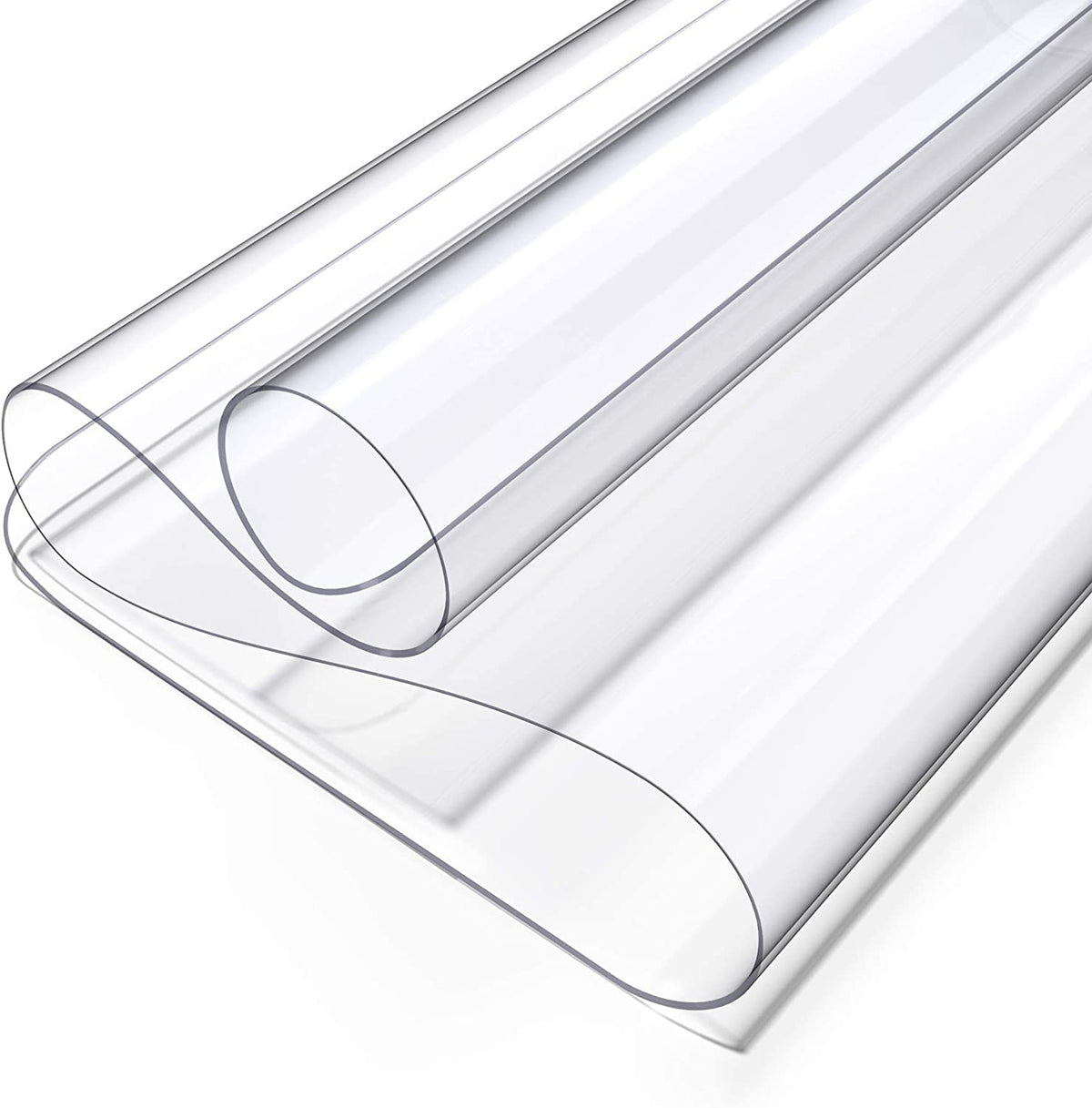 Oterri Clear Writing Desk Pad, 14’’x30” Heat Resistant Waterproof PVC Round Edge Durable Desk