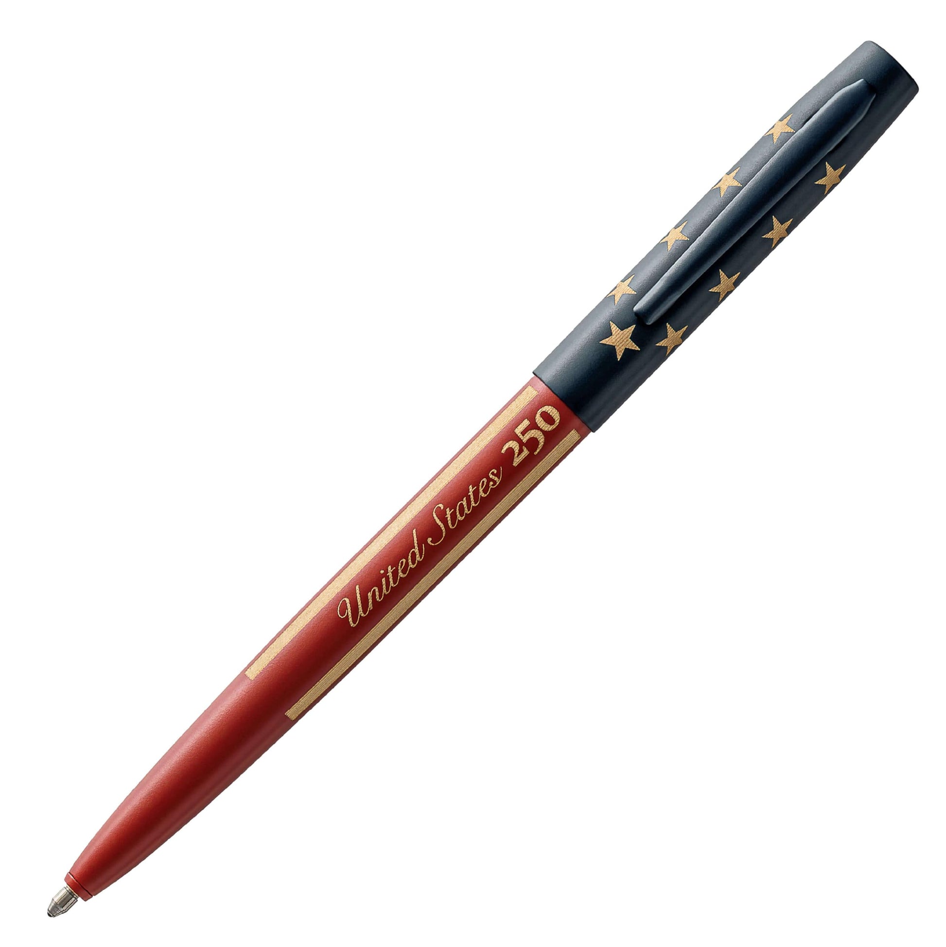 Fisher Space Pen United States 250 Stars & Stripes, Cap-O-Matic Pen, Black