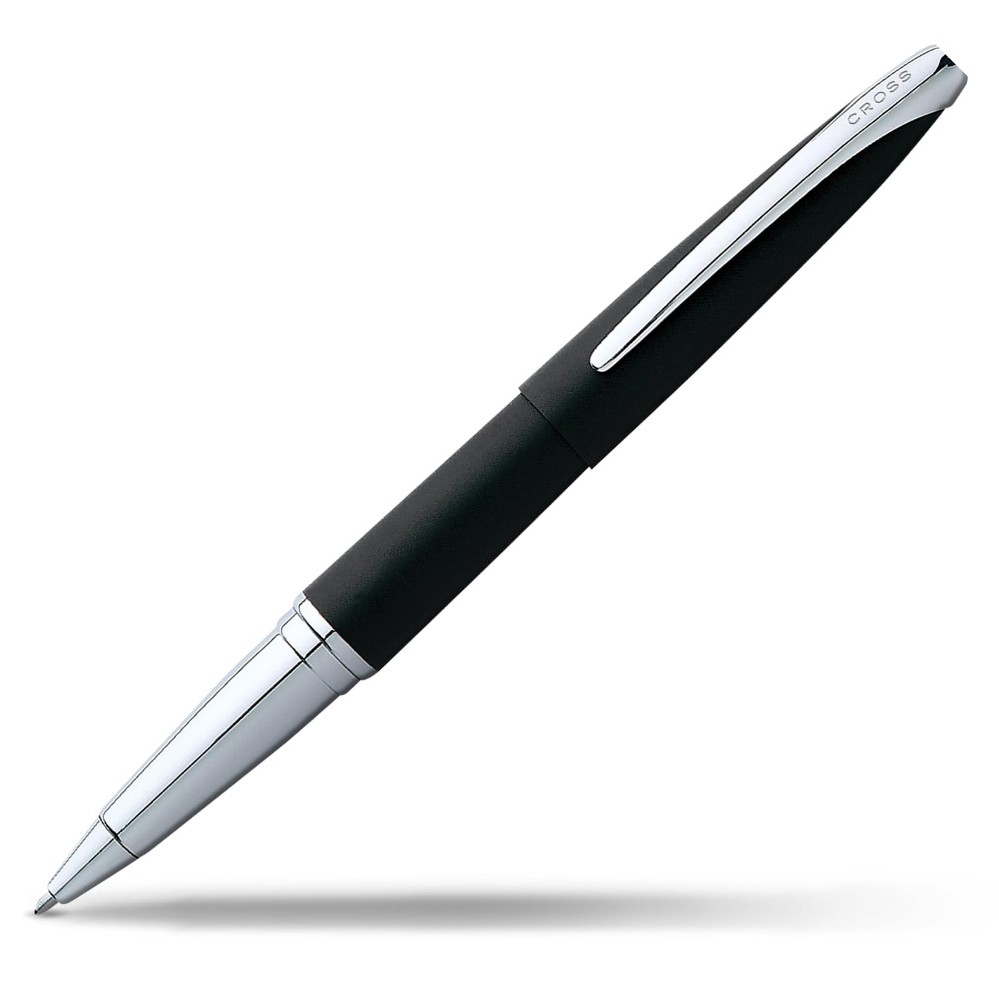 Cross ATX Basalt Black Rollerball Pen, Medium Point, Black Ink
