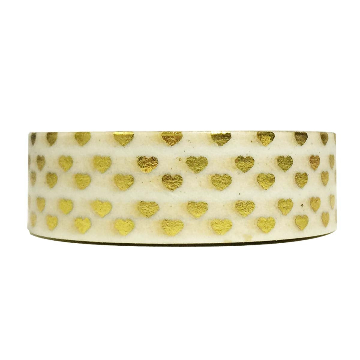allydrew Decorative Washi Masking Tape, Heart of Gold
