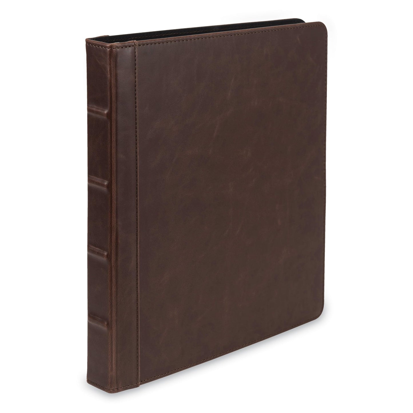 Samsill Vintage Leather Binder, 0.5 Inch Round Ring (Holds 100 Sheets), Letter Size 8.5x11