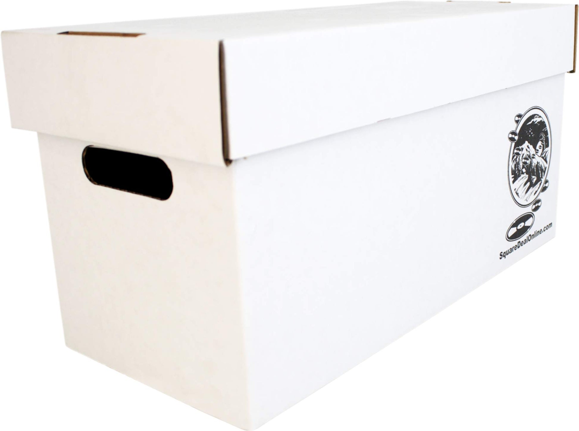 Durable Set of 5 - 7 inch Vinyl Record Storage Boxes - Sturdy Cardboard Construction with Removable
