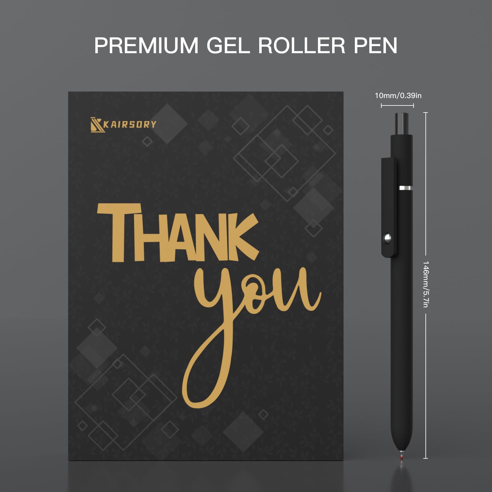Kairsory Gel Pens,0.5mm Fine Point Quick Dry Pens Smooth Writing Japanese gel pen,High-End Series