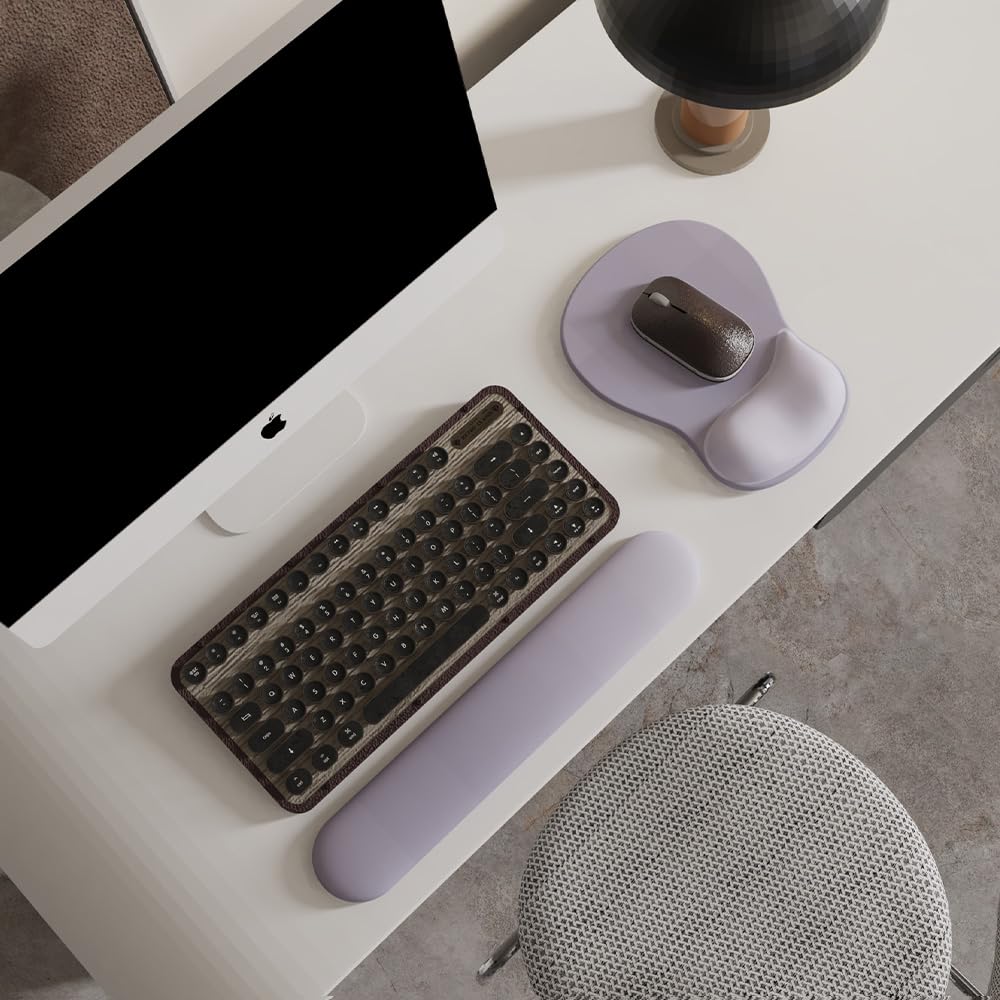ErgoComfort Gel Wrist Rest Mouse Pad-Ergonomic Office Mousepad with Wrist Support-Non-Slip, Design