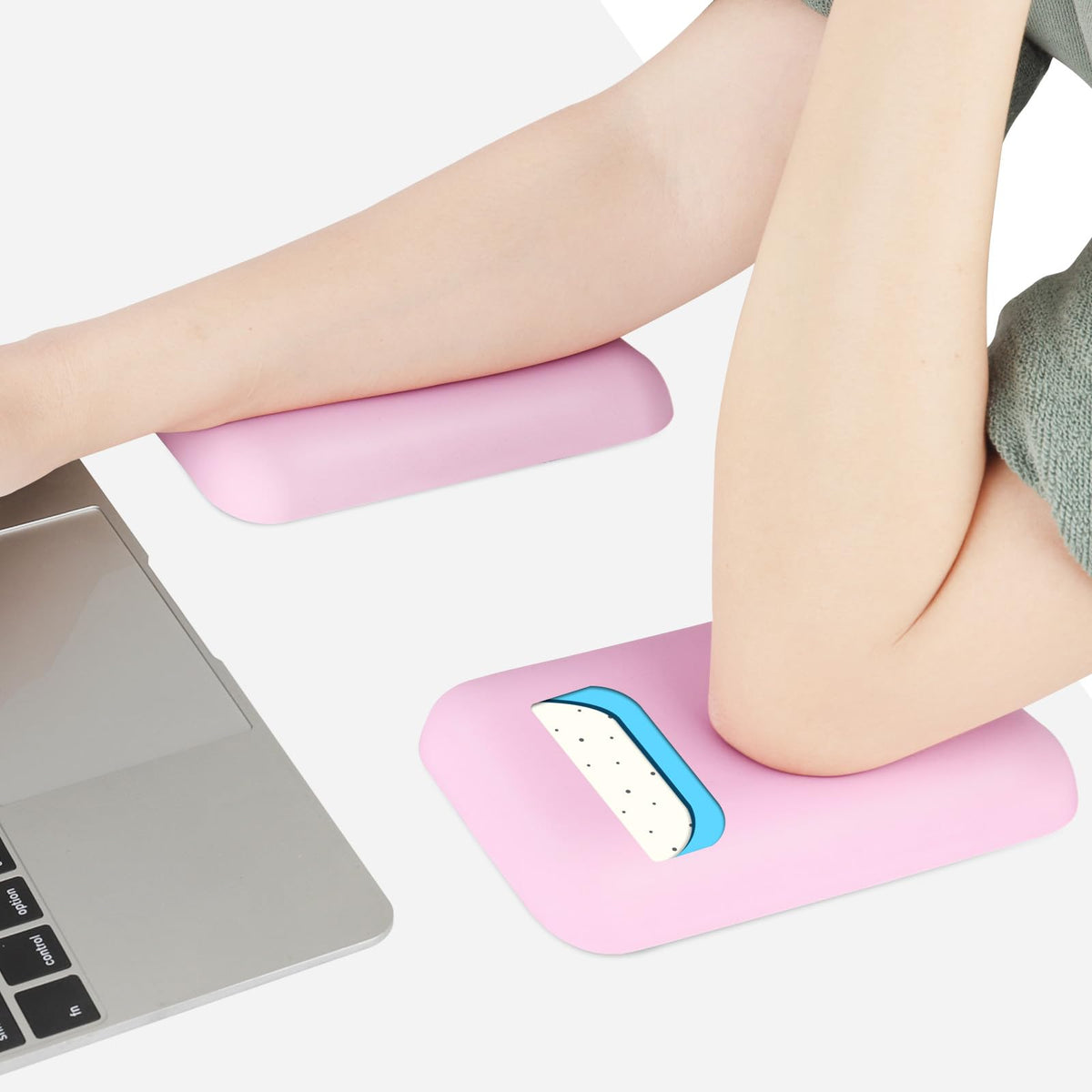 Leolee Elbow Rest Pads for Desk, Gel Ergonomic Wrist Rest Arm Rest Pads
