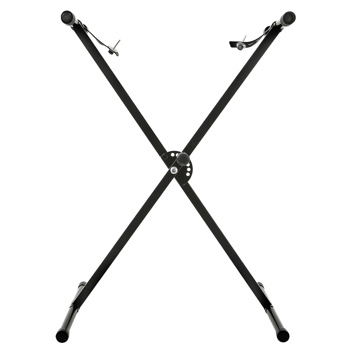 Hamzer Single X-Style Keyboard Stand, Heavy-Duty Height Adjustable Keyboard Piano Stand, Foldable