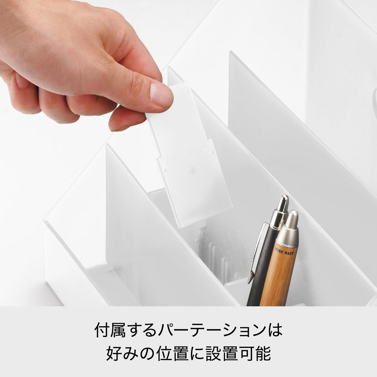 LIKE-IT MX-03 Storage Case, Organizer, Wide, Approx. Width 13.4 x Depth 5.2 x Height 7.2 inches (34