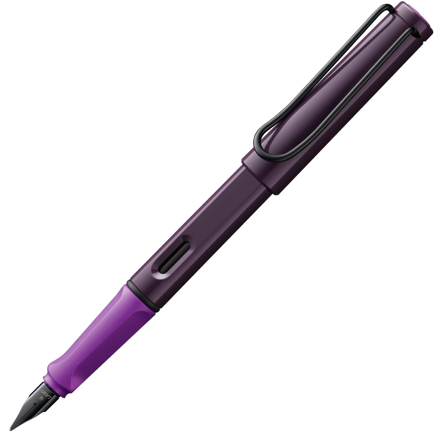 LAMY safari violet-blackberry - Fountain Pen with ergonomic grip & polished steel nib in size M