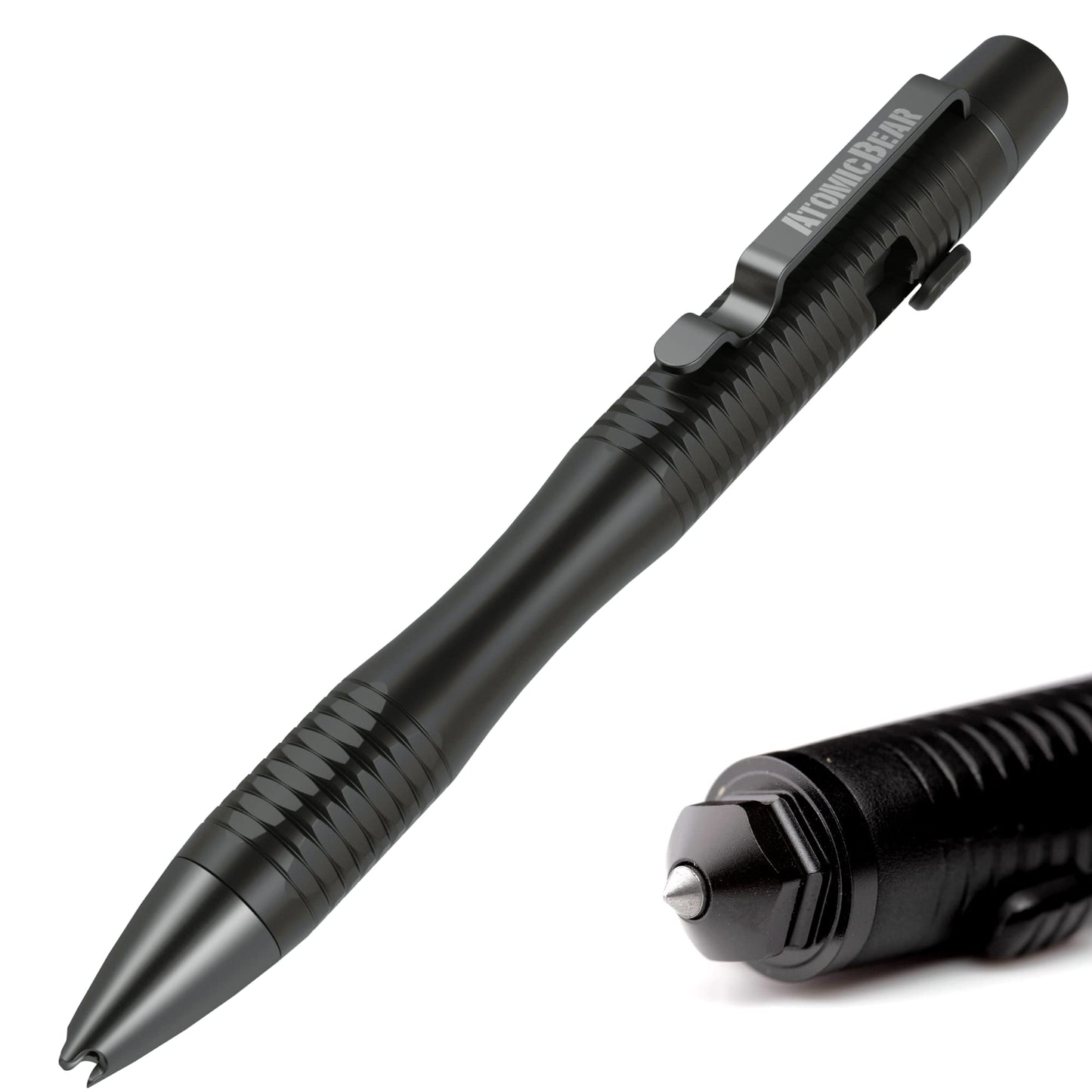 The Atomic Bear Stealth Pen Pro Tactical Pen for Self Defense - Enhanced Writing Survival Pen with
