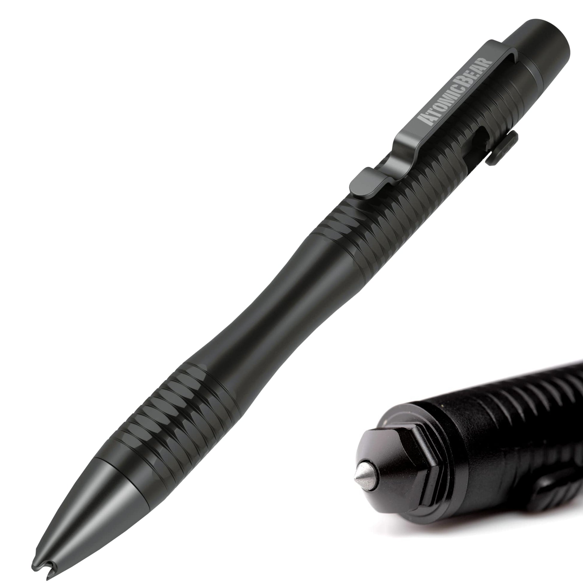 The Atomic Bear Stealth Pen Pro Tactical Pen for Self Defense - Enhanced Writing Survival Pen with