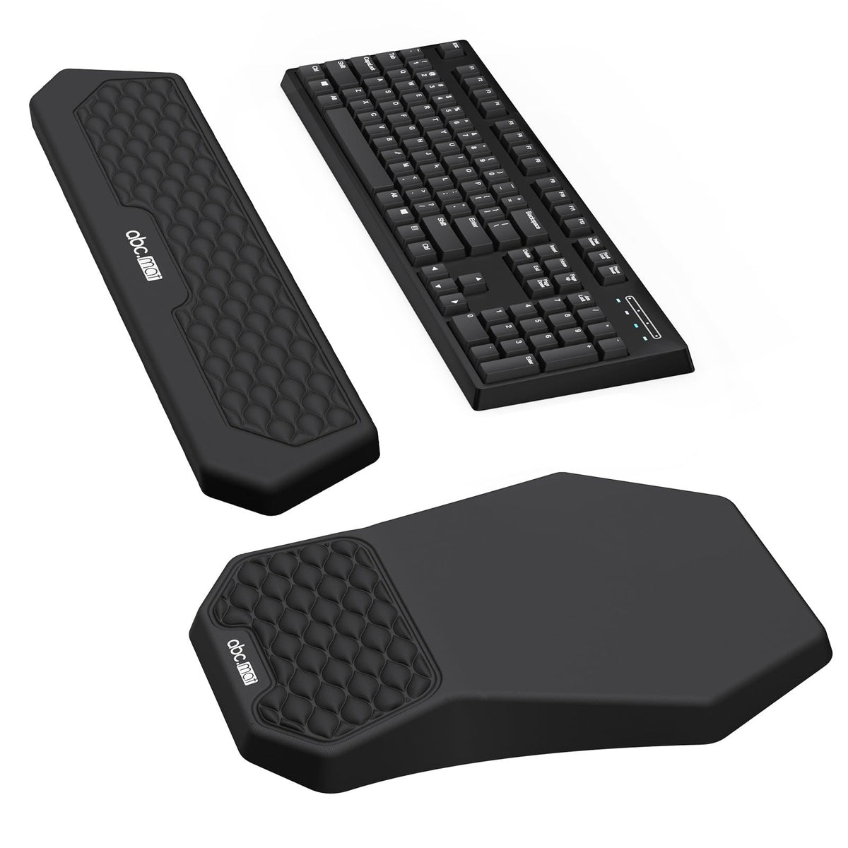 Ergonomic Mouse Pad with Wrist Rest & Keyboard Wrist Rest Support Set