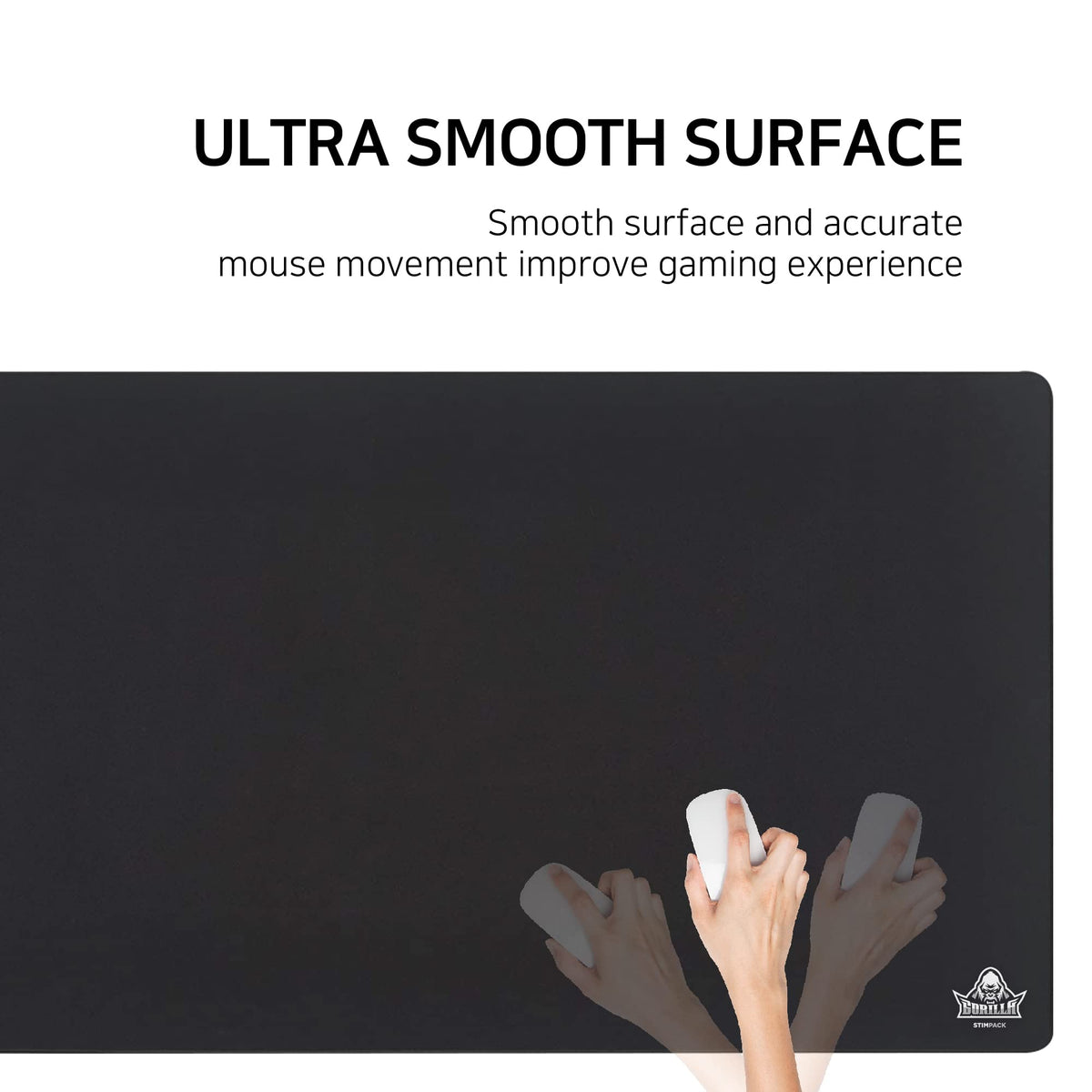 Gorilla Stimpack 4XL Huge Mouse Pads Oversized Giant Mouse Pad (60''x30''x0.12'') - XXXXL Extended