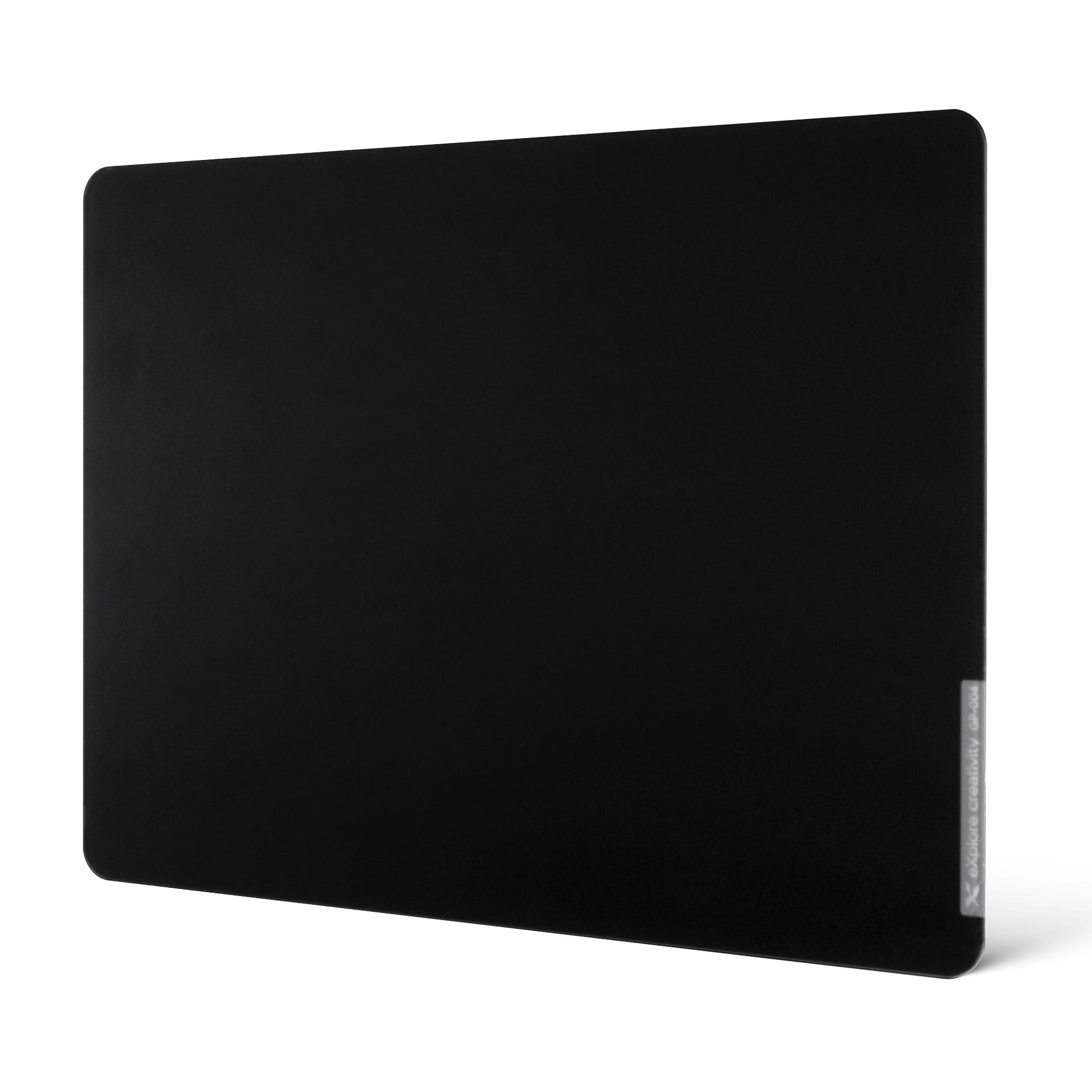 XVX Black Glass Mousepad 4.0, Hard Mouse Pad for Gaming, Ultra-Smooth Micro-Etched Surface Mouse