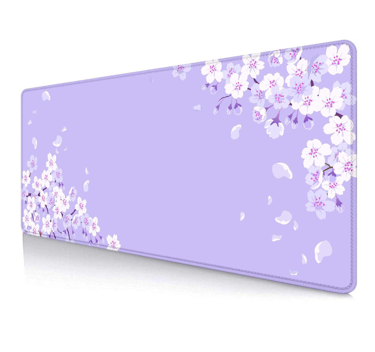 IMAYONDIA Sakura Japanese Desk Mat, Cherry Blossom Large Gaming Mouse Pad, Elegant Floral Mousepad