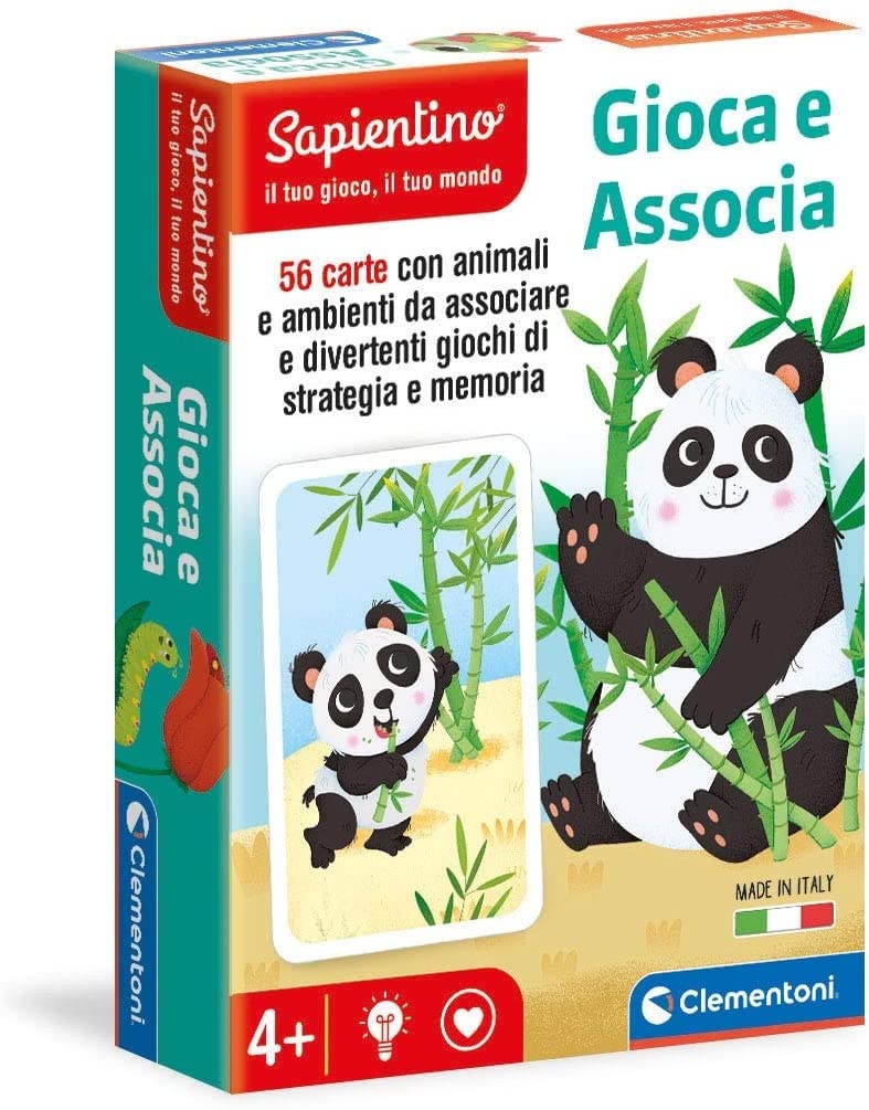 Clementoni 16308, Sapientino, Play and Associate, Animals, Educational Game 3 Years (Italian