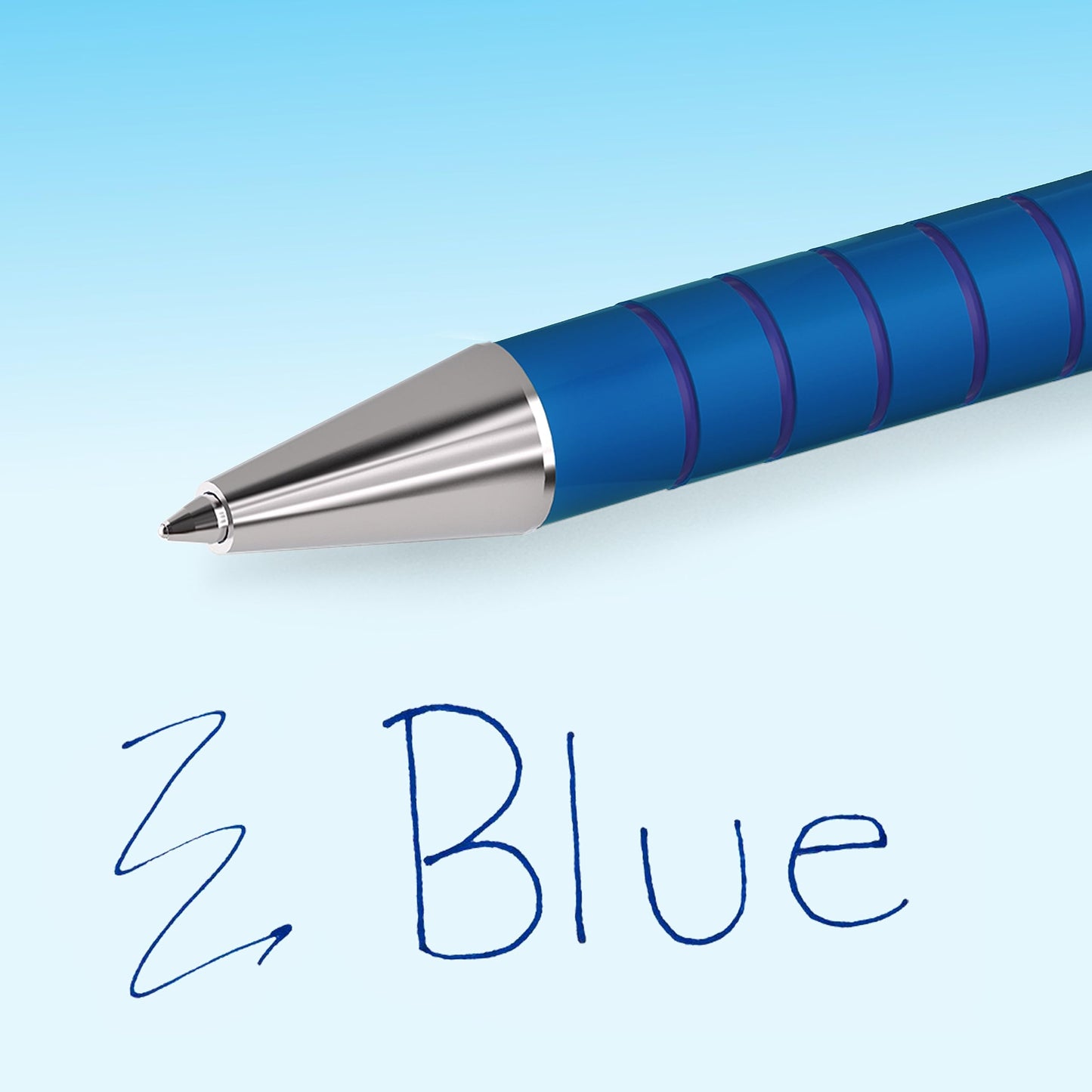 Paper Mate Flexgrip Ultra Retractable Ballpoint Pens | Medium Point (1.0mm) | Blue | 2 Count