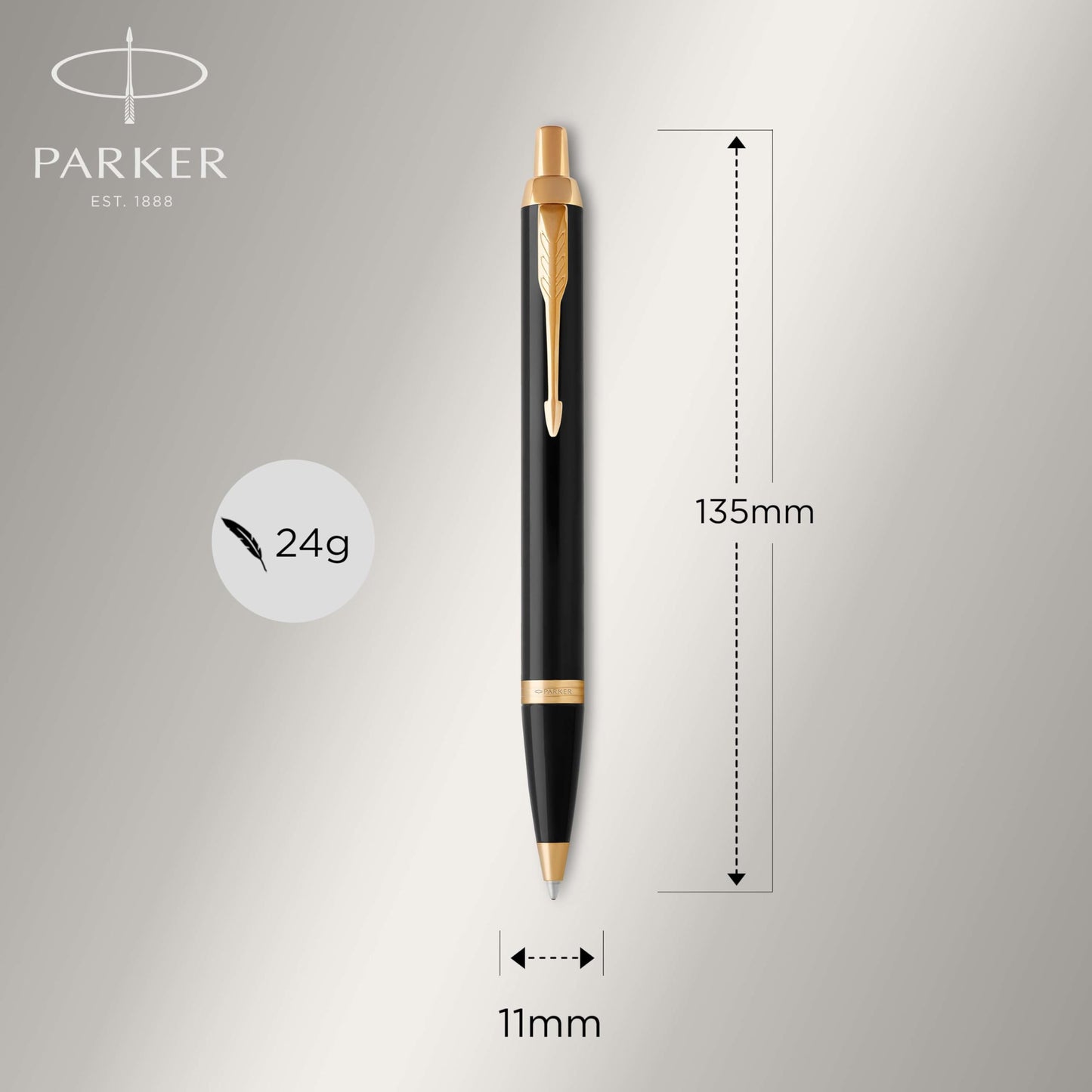 Parker IM Medium Hardness tip Pen, multicolor