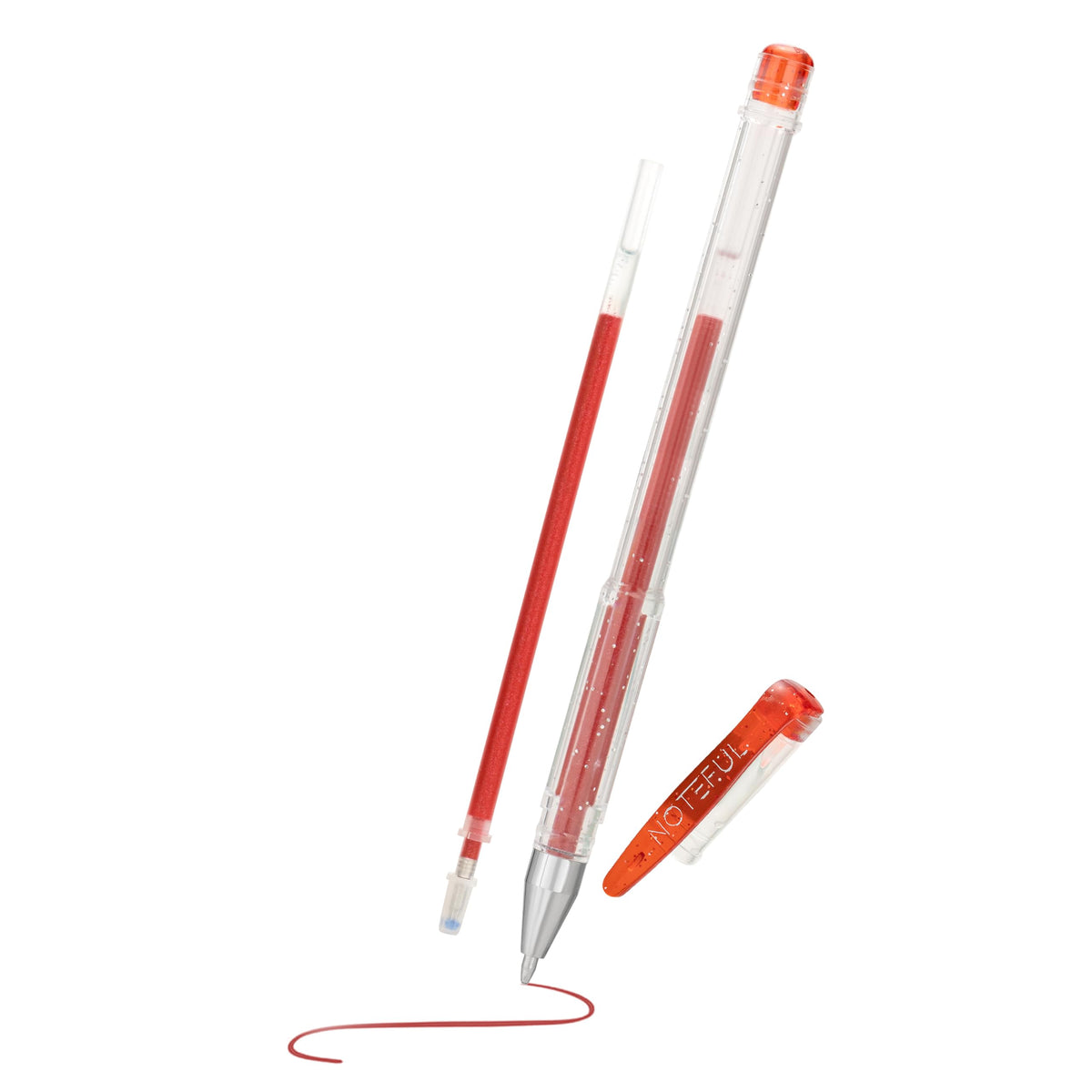 NOTEFUL Glitter Gel Pen Set – Smooth, Vibrant Ink for Art, Journaling, and Crafting with