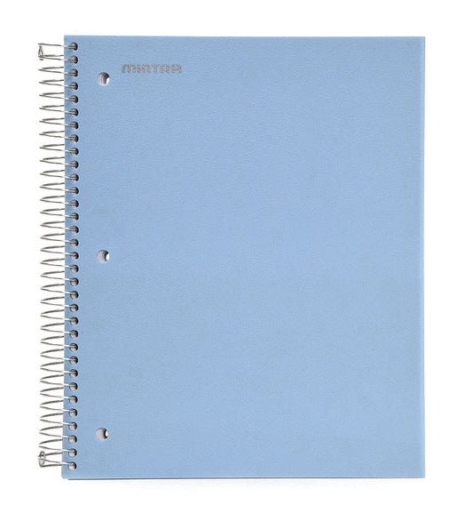 Mintra Office Durable Spiral Notebooks, 5 Subject (Arctic Ice, College Ruled 1pk)