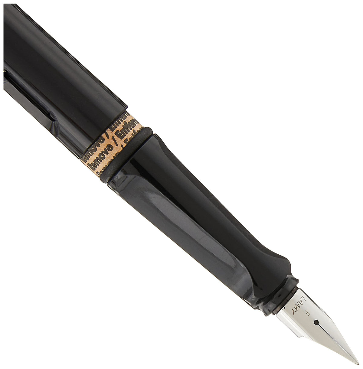 Lamy Safari Fountain Pen (19F) Black + 5 Black Ink Cartridges, (Model: L19BKF)