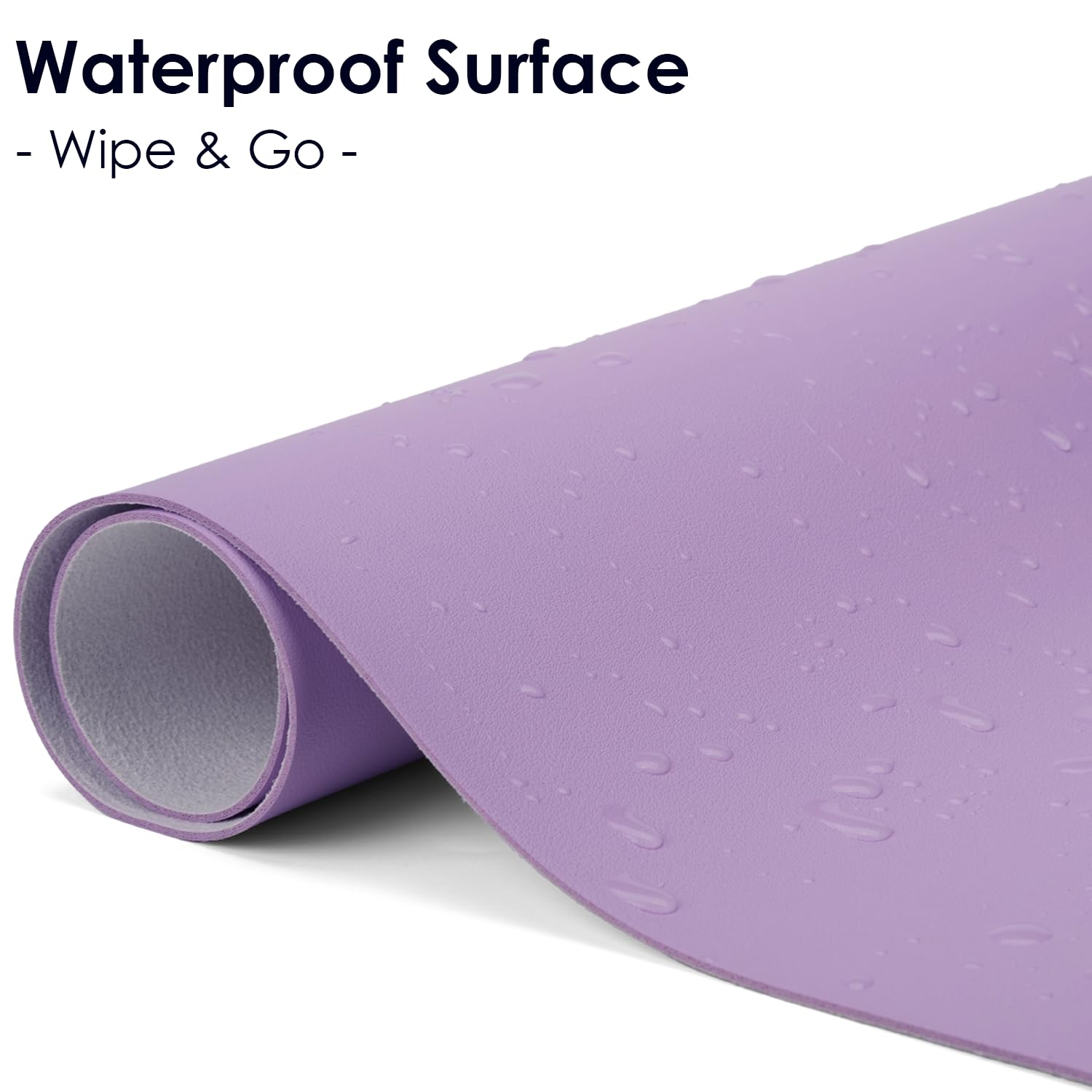 Leather Desk Pad Protector, Waterproof Mouse Pad, PU Desk Mat, Office Desk Cover, Desk Writing Mat