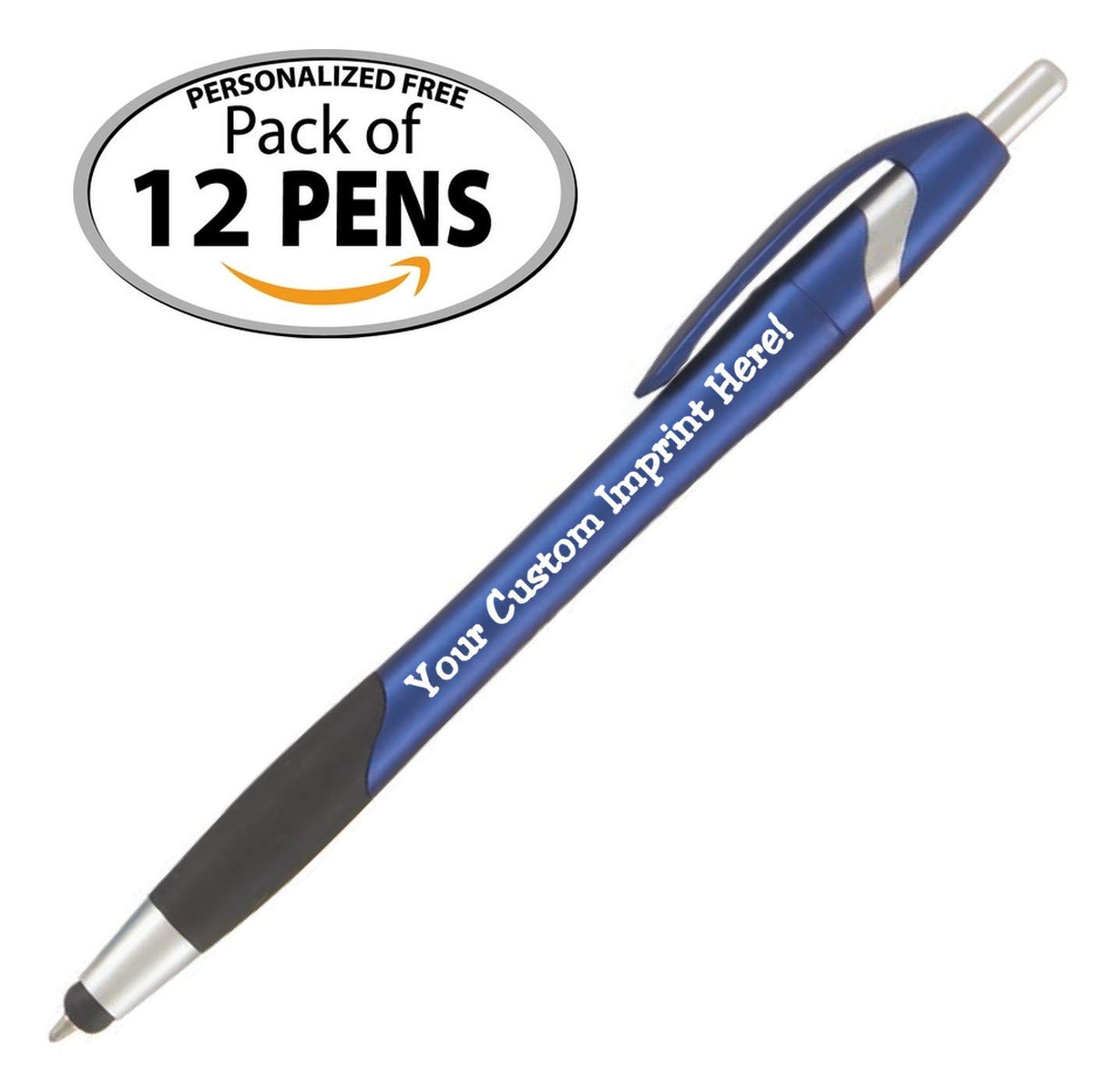 Express Pencils The Glide Ballpoint Pen with Stylus. Click action Custom Personalized Black writing