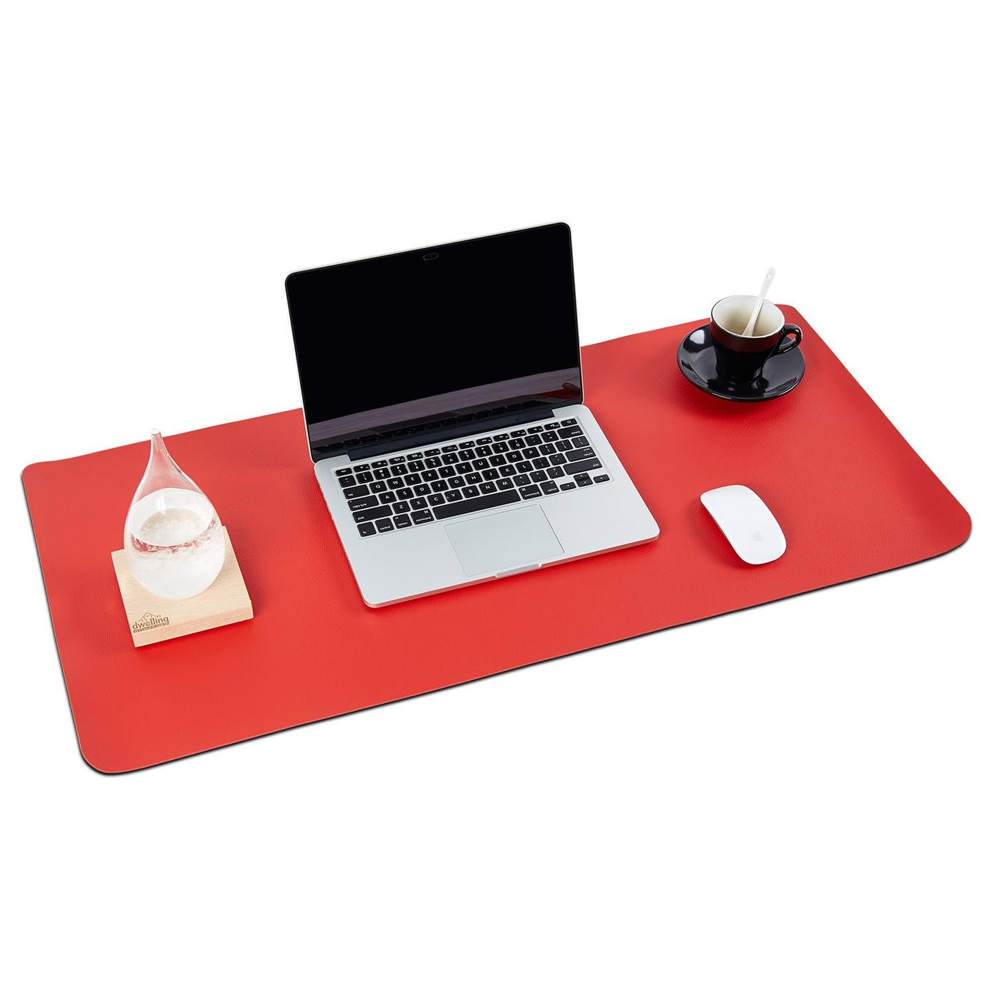 Leather Desk Mat - Reversible PU Leather, Waterproof, Non-Slip