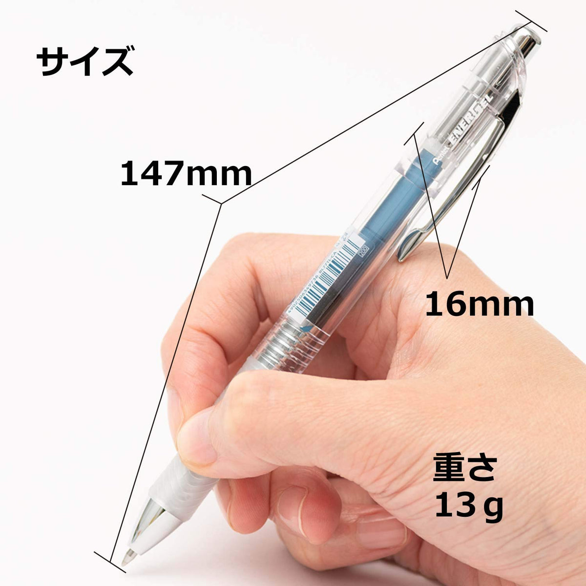Pentel BL77TL-CA EnerGel Ink Ballpoint Pen, 0.7 Blue Black, 10 Pieces