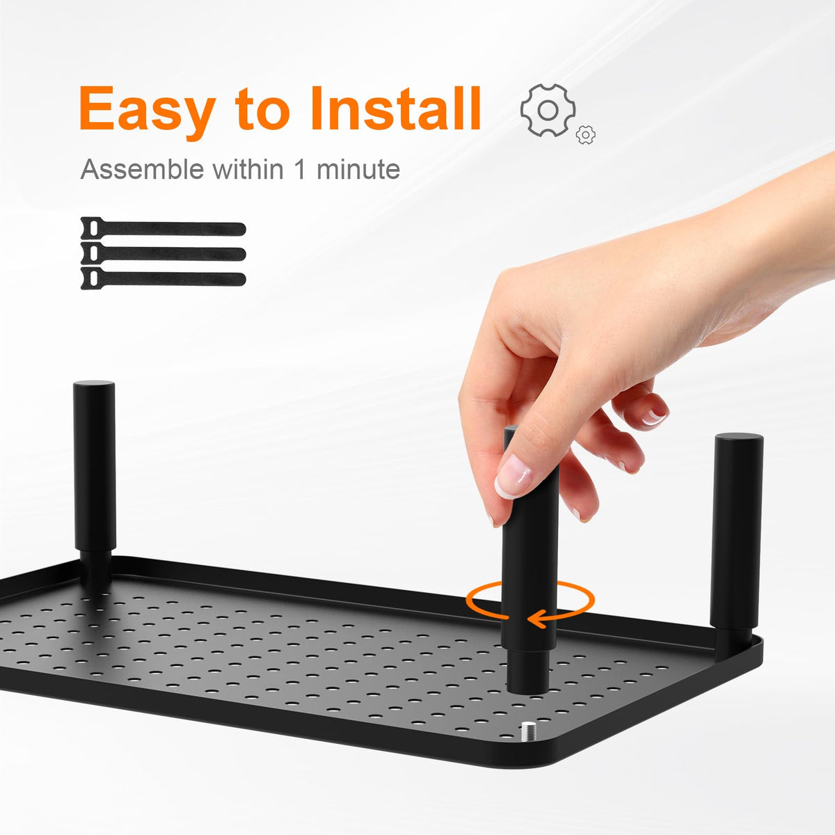 GRIFEMA Desk Monitor Stand, 3 Height Adjustable Screen Riser