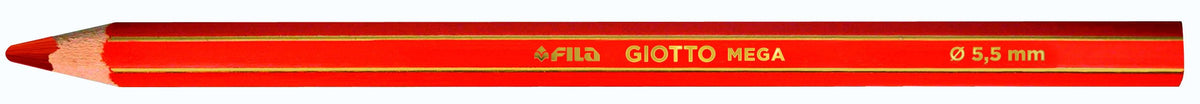 GIOTTO Mega Chunky Colouring Pencils, 24 Assorted Colours, Ideal for Children, Parties and Schools