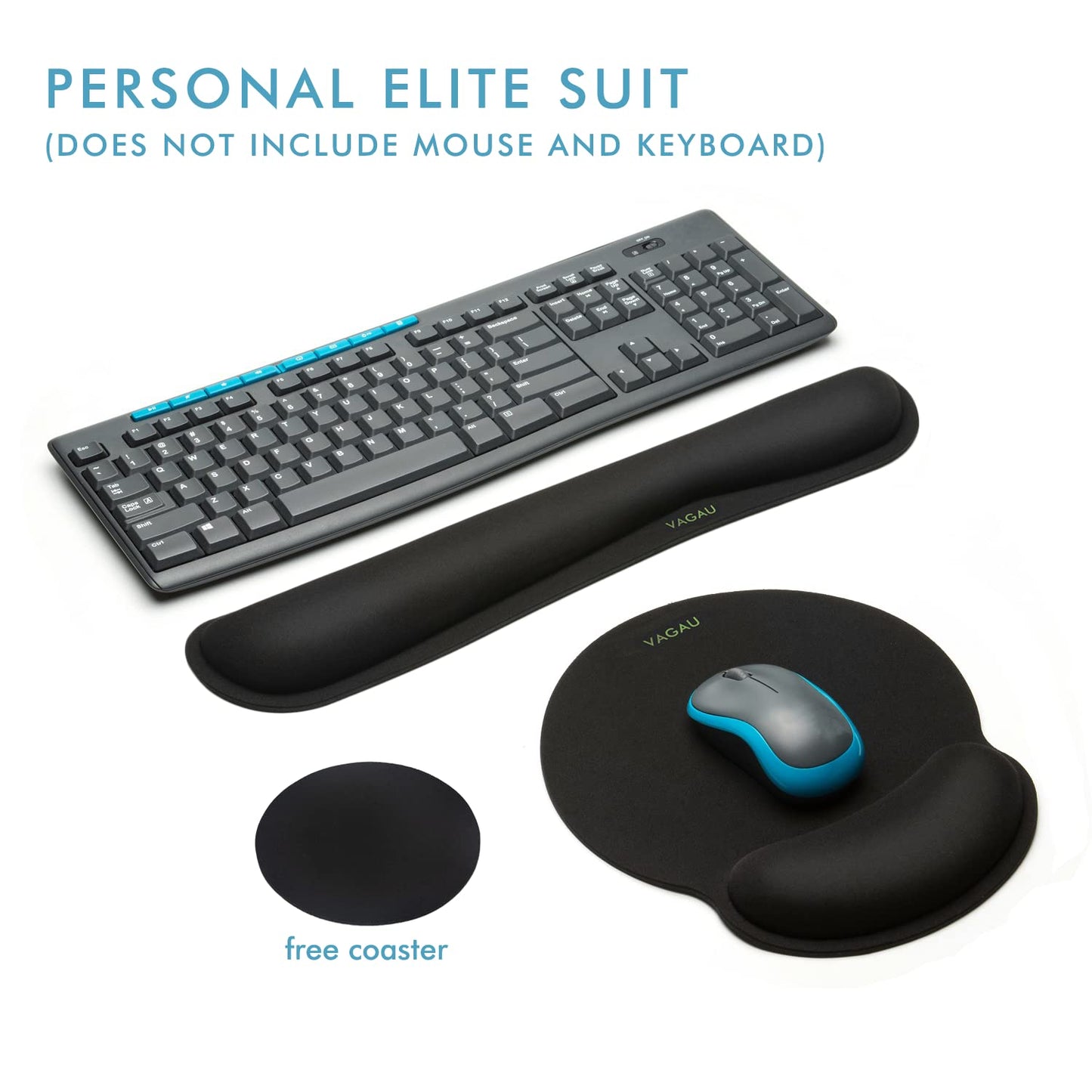 VAGAU Premium Keyboard Wrist Rest and Mouse Pad Wrist Support