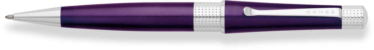 Cross Beverly Refillable Ballpoint Pen, Medium Ballpen, Includes Premium Gift Box - Deep Purple